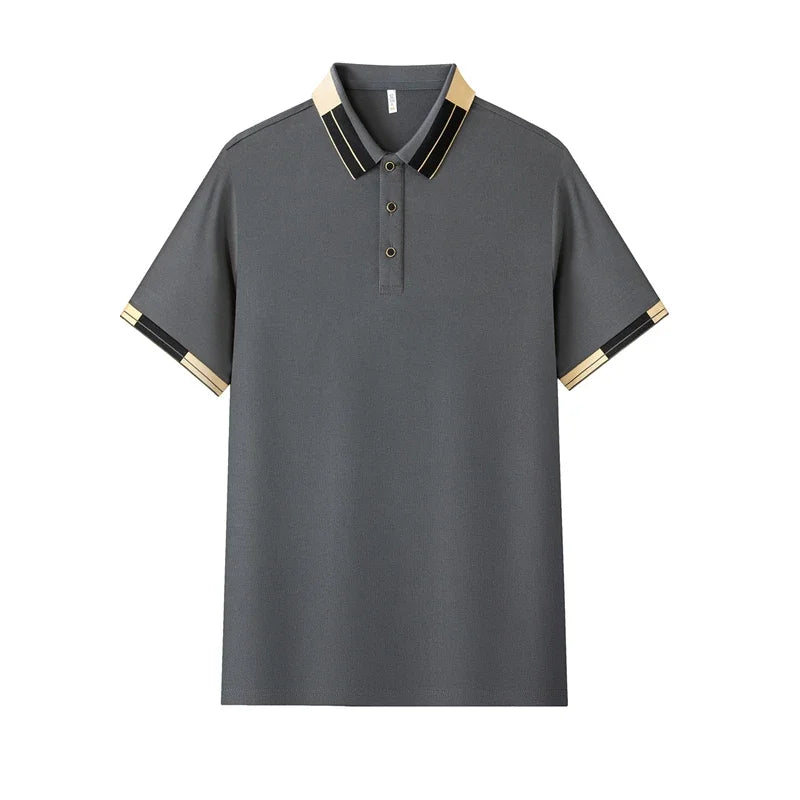 The Printeez Crisp Summer Short Sleeved Versatile Ashh Polo