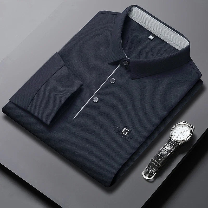 The Printeez Summer Breathable Trend Shield Blue Polo