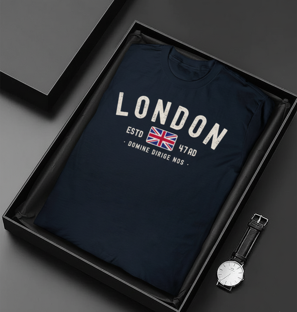 PRINTEEZ PREMIUM CLASSIC DENIM LONDON T-SHIRT