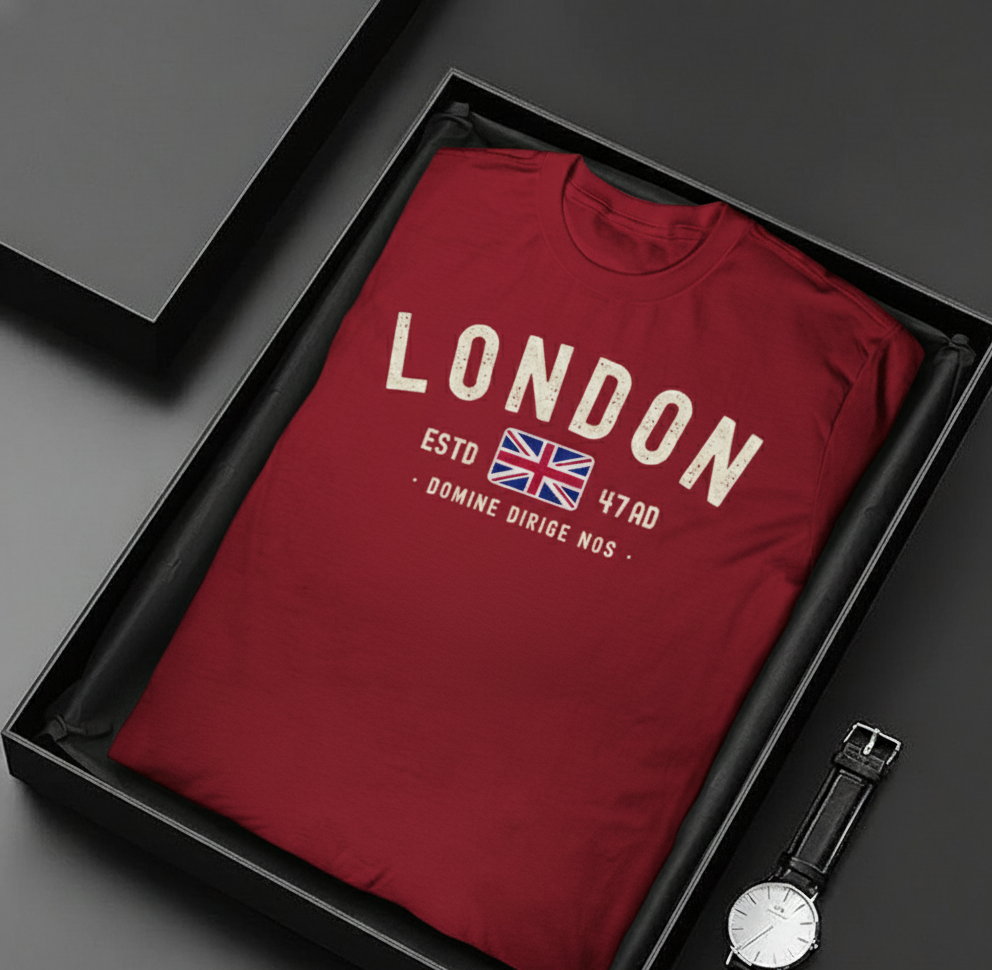 PRINTEEZ PREMIUM CLASSIC DENIM LONDON T-SHIRT