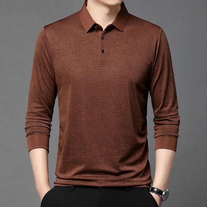 The Printeez Apex Your Stylish Season Essential Brown Polo