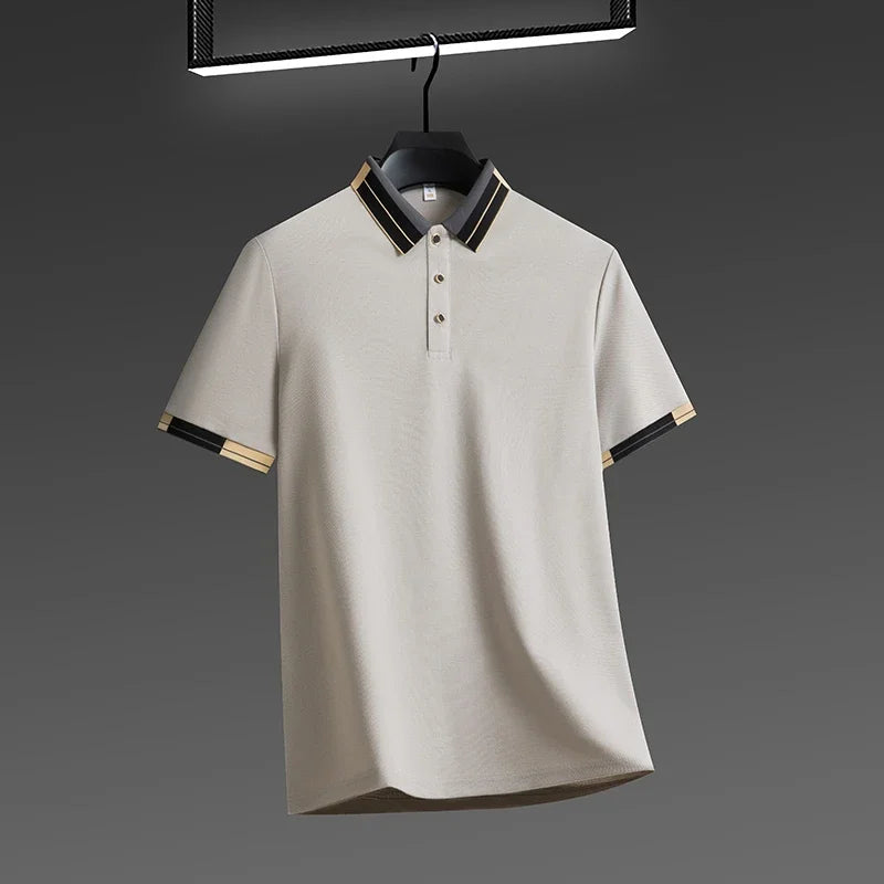 The Printeez Crisp Summer Short Sleeved Versatile Solid Polo