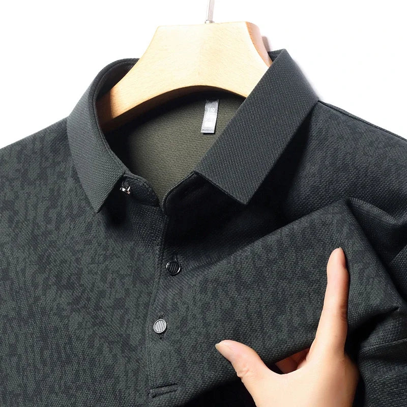 The Printeez Ever-Sharp Polo Korean Edition  Black T-shirt