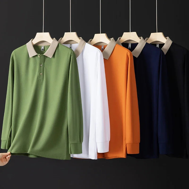 The Printeez Everwear Knit Polo Solid Color Comfortable Four Seasons Mix Polo