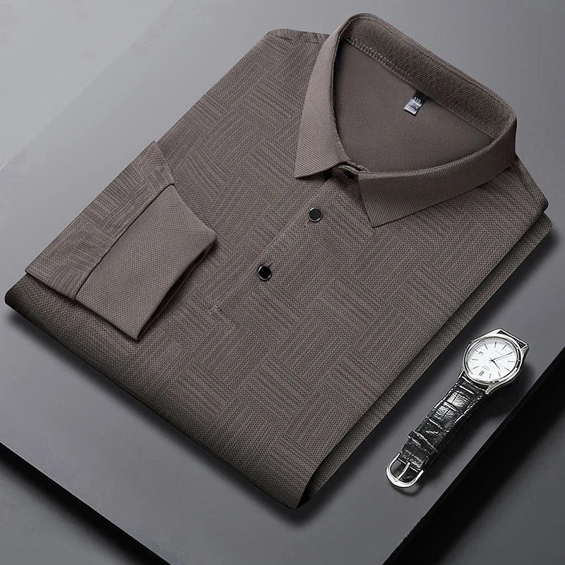 The Printeez Solid Canvas Polo Fashionable Versatile Ash Top