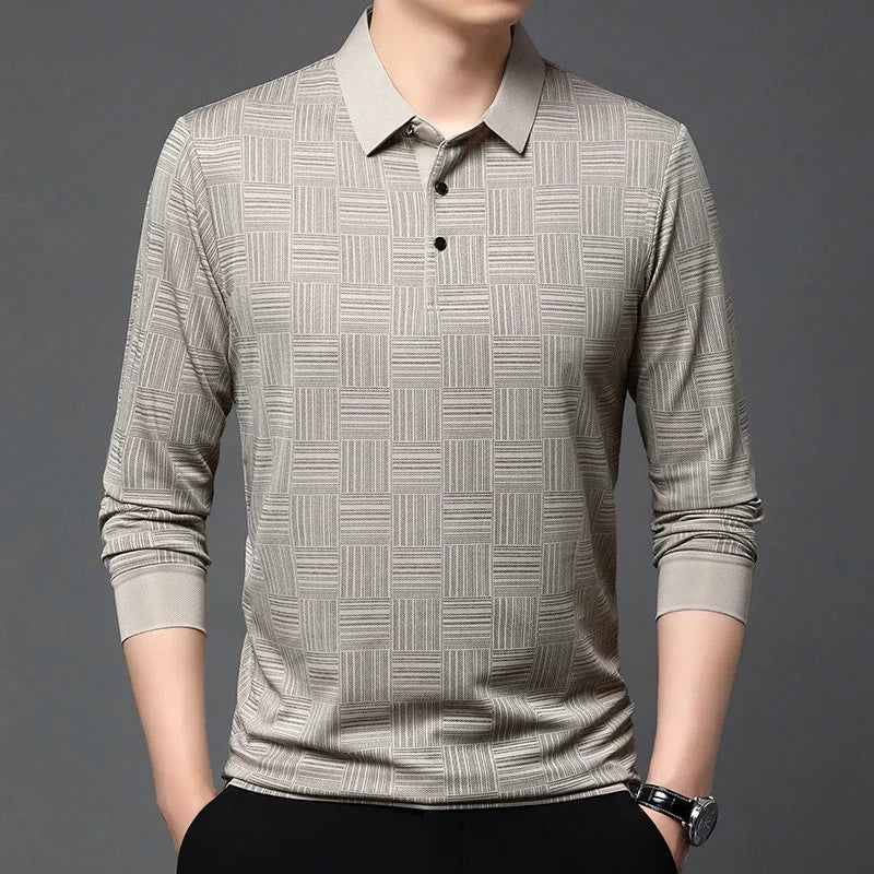 The Printeez Solid Canvas Polo Fasshionable Versatile Greyy Top