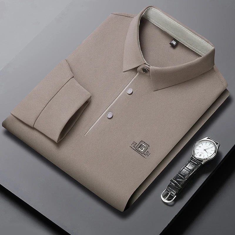 The Printeez Summer Breathable Trend Shield Grey Polo